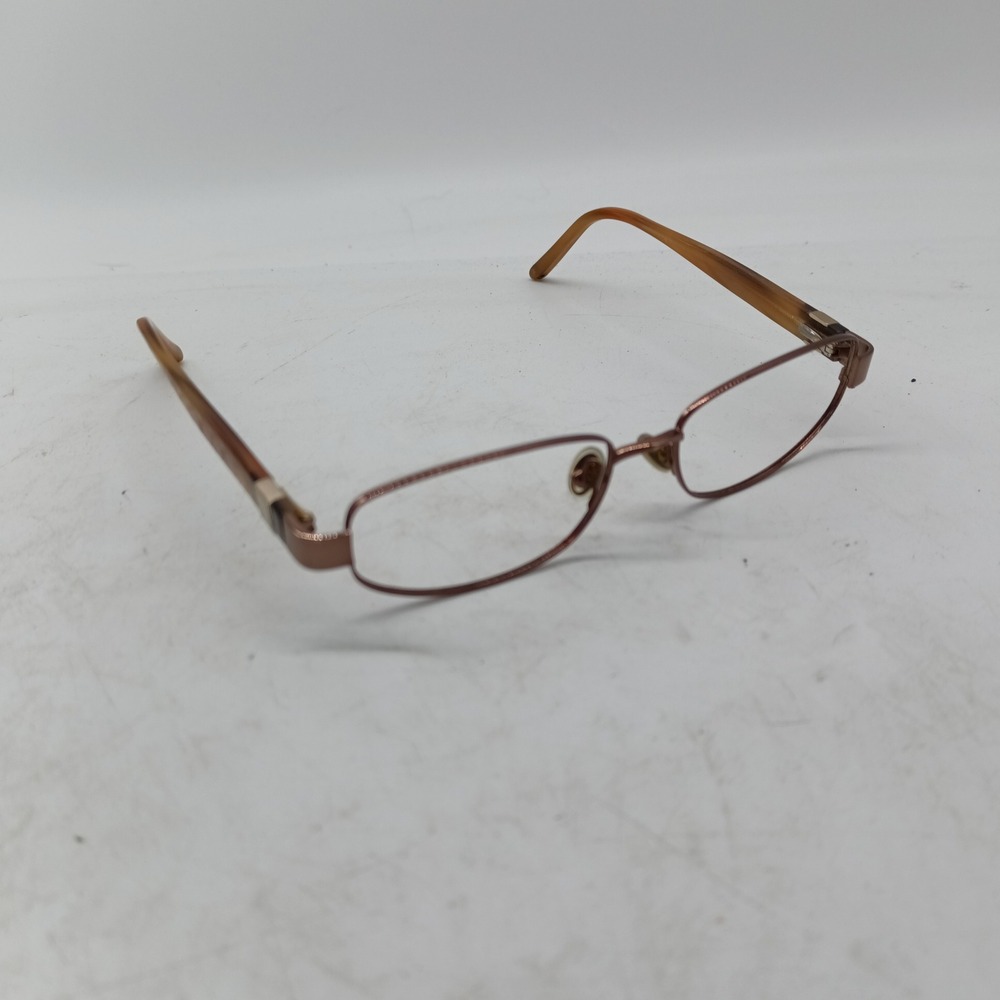 Coach Hope 213 Shiny Tan Oval Eyeglass Frames 49-17-130 No Lenses 52